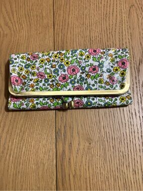 Liberty of London Floral Kiss-Lock Wallet in Pink, Yellow & Green